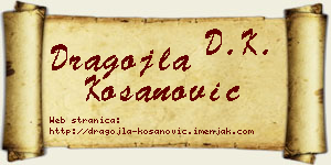 Dragojla Kosanović vizit kartica